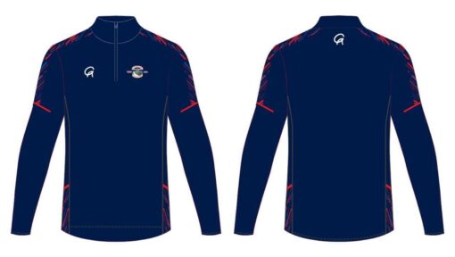 CASTLEISLAND RFC ZIP TOP  LYCRA STRETCH