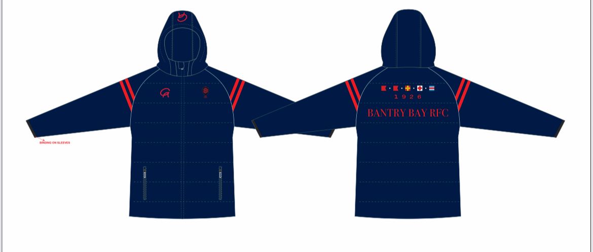 Bantry Bay RFC Hybrid jacket melange sleeves