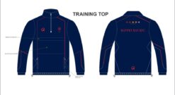Bantry Bay RFC Coach side line 1/4 zip rain jacket