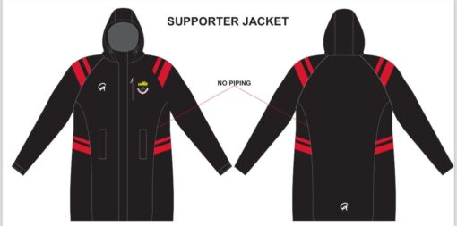 Cashel RFC sideline supporter coat
