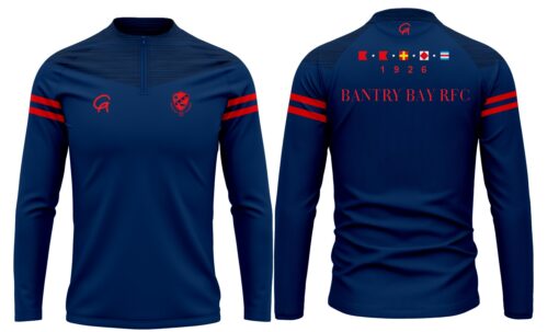 Bantry Bay RFC Brushed 1/4 zip top