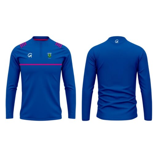 Fethard RFC Blue & Pink Quarter Zip Top