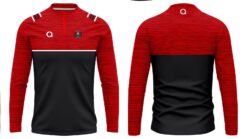 Parkville AFC Melange red zip top
