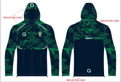 St Patrick’s GAA sideline wind breaker supporter jacket