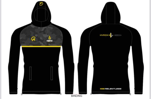 HYROX 1/2 ZIP HOODIE CAMO DESIGN