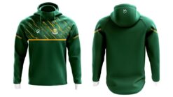 WEST OFFALY LIONS RFC 1/4 ZIP HOODIE SPRAY