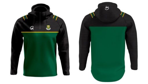 WEST OFFALY LIONS RFC CLUB  1/4 ZIP HOODIE