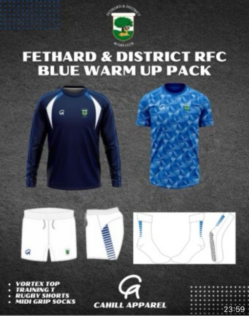Fethard RFC Blue Warm up Pack