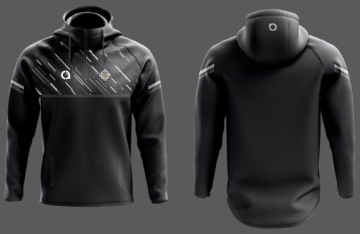 KNOCKAINEY 1/4 ZIP HOODIE SPRAY
