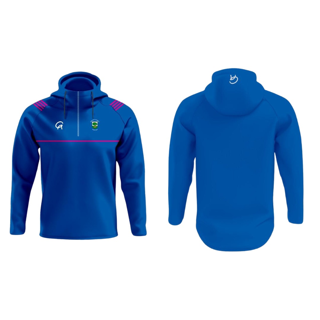Fethard RFC Blue & Pink Quarter Zip Hoodie