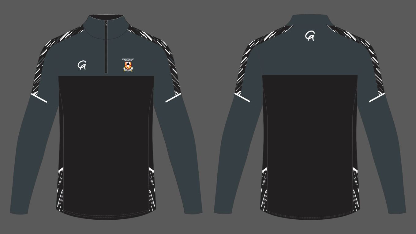 Newcastle West 1/4 Zip CHARCOAL SPRAY