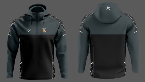 Newcastle West 1/4 Zip hoodie CHARCOAL
