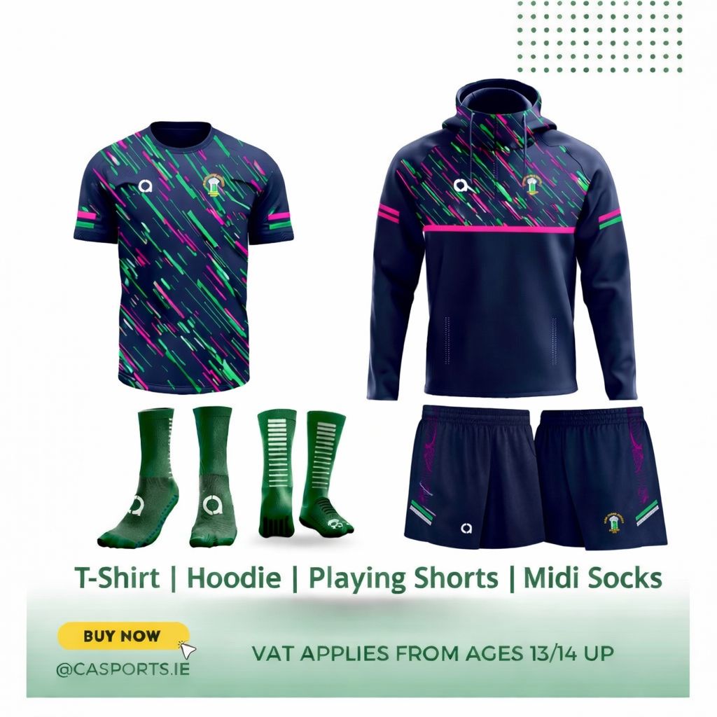 St Patrick’s GAA GAME GEAR PACK PINK
