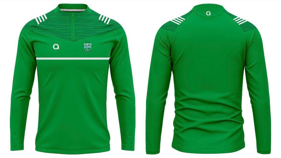 TOURNAFULLA 1/4 ZIP MELANGE GREEN
