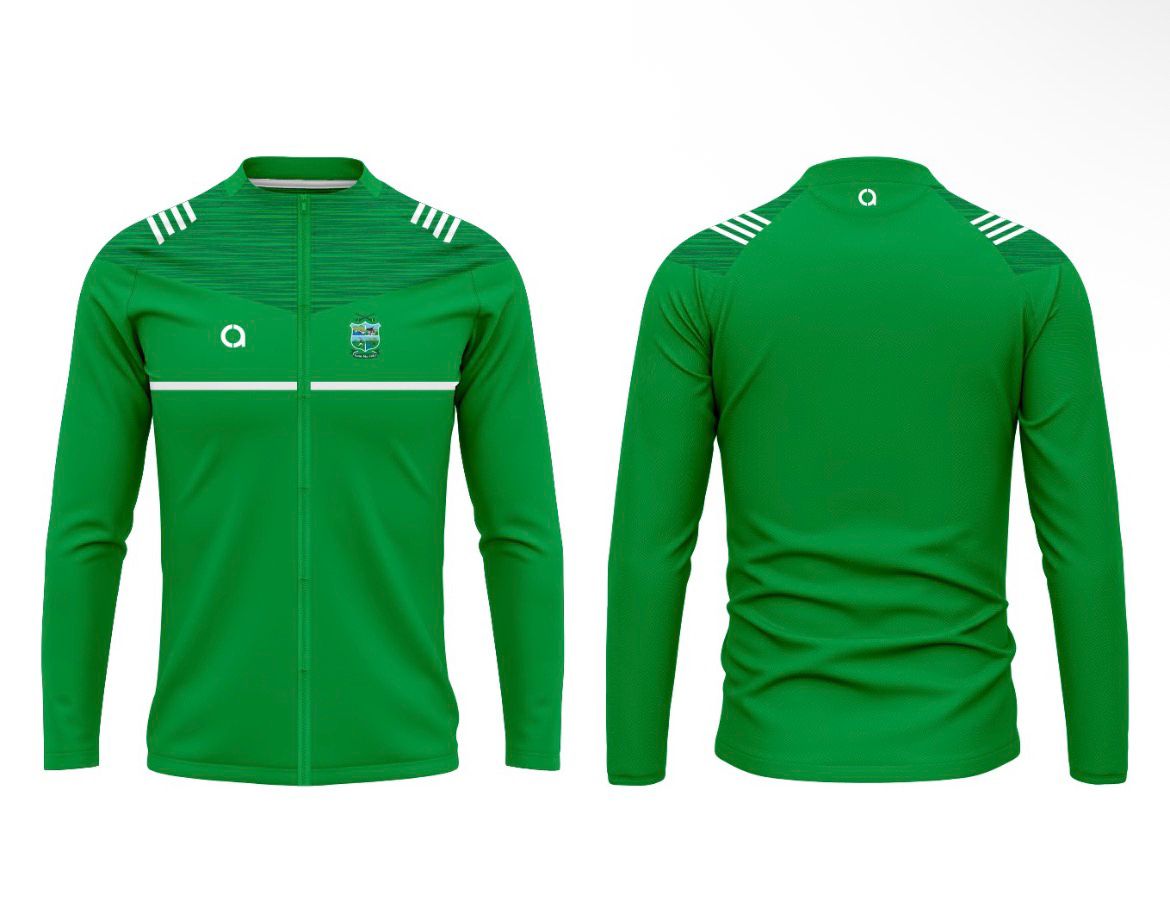 TOURNAFULLA FULL ZIP MELANGE GREEN